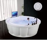 Big Round Acrylic Jacuzzi Massage Bathtub (A-8234)