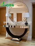 Living Room Mirrored Furniture Console Table with Wall Mirror