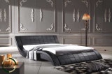 European Style Romantic Wooden Queen Beds for House