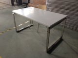 Modern Stainless Steel Dining Table and Chair