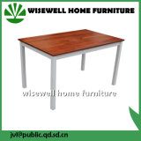 Simple Bi-Color Wood Furniture Home Table Rectangle Table