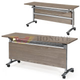 Metal Base Wooden Top Meeting Room Office Training Table for Office Furniture