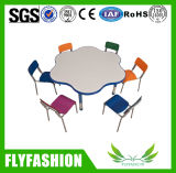 Colorful School Kids Study Customized Table and Chairs