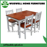 Solid Wood Bi Color Dining Furniture Set