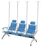Comfortable Steel Hospital Infusion Chair Transfusion Chair with PU Cushion (YA-130)