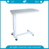AG-Obt002 ABS Hospital Patient Over Bed Tables with Four Castors