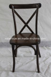 2017 Hot Sale Solid Wood Antique Classic X Cross Back Chair with Pillow or Cushion /Crossback Chair