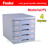 Foska Popular PS File Cabinet with 4 Layers