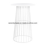 Outdoor Use Round Metal Wire High Bar Table Furniture
