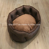 Brown Leather Fashion Design Large Dog Bed Pet Supply Luxury Pet Sofa