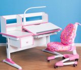 Home Furniture-Manual Height Adjustable Children Desk for Kids Study
