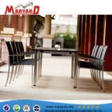 High Quality Stainless Steel Dining Set and Outdoor Dubai Dining Tables and Chairs Furniture