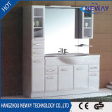 Wholesale Floor Standing PVC Mirrored Classic Bathroom Cabinet