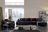 Modern Black Sleeper Sectional Sofa