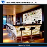 Tw Shop Cash Counter Design LED Lighted Bar Counter for Nightclub