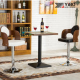 Bentwood Adjustable Cylinder PU Bar Stool Counter Chair