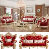Classic Leather Sofa Furniture with Table for Living Room Furniture