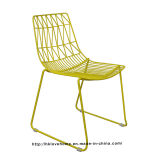 Replica Metal Garden Leisure Stackable Side Wire Dining Restaurant Chairs