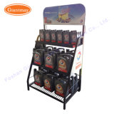 Customized Wholesale Metal Enginge Lubricating Lube Oil Bottle Display Shelf Rack for Sale