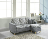 Modern Small L Shape Sectional Fabric Sofa Corner Sofa