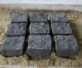 Natural G684 Black Basalt Cube Flagstone for Patio/Garden