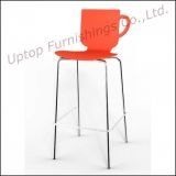 Chrome Legs Plastic High Bar Chair Bar Stools (SP-UBC278)