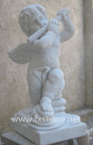 Angle Marble Sculpture for Garden Decoration