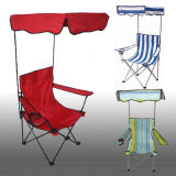 Beach Chair with Sunshade Canopy