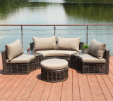 2017 Circular Outdoor Sofa Garden Sofa Wicker Furniture Rattan Sofa Outdoor Furniture S210