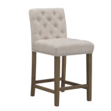 Modern Middle Wood Stool Fabric Leisure Furniture Chair