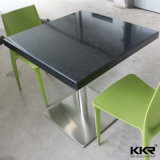 Black Colour Square Restaurant Tables for Kfc Furniture