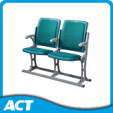 Floor Mounting Upholstered Tip up Chair / VIP Folding Chair Plastic for Arena, Gym, Stadium, School