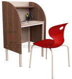School Student Study Furniture Carrell Reading Desk and Chair