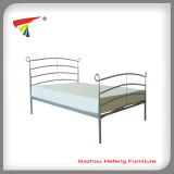 Best Quality Cheap Simple Metal Double Bed (HF065)