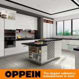 Modern High Gloss White HPL Lacquer Wooden Kitchen Cabinet (OP16-HPL03)