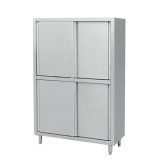 Stainless Steel Sliding Doors Style Storage Cabinet