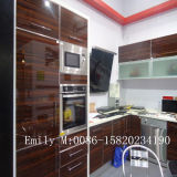 Custom Made High Glossy Wooden Kitchen Cabinet Door (ZHUV factory)