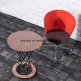 Round Type Side Table for Leisure Chair with Metal Wire Structure