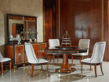 0068 Dark High Gloss Color Classical Royal  Style Dining Room Furniture
