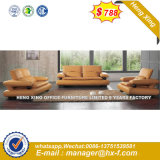 Modern Europe Design Steel Metal Leather Waiting Office Sofa (HX-8N2166)
