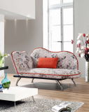 Decorative Pattern Design Chaise and Fabric Cum Sofa Bed