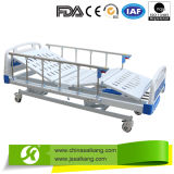 Multi Function Four Cranks Hospital Manual Bed