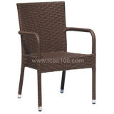 Patio PE Wicker Arm Chair (RC-06008)