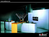 Welbom MDF Lacquer Silver Kitchen Cabinet