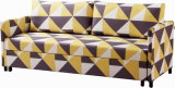 Nodic Style Popular Functional Three Seater Fabric Sofa Bed