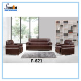 Office Furniture Brown Leather Office Sofa (KBF F621)