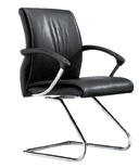 Office / Hotel Wood Leather Meeting Staff Visitor Chair (E179)