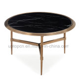 Europe Style Black Marble Round Table for Living Room (SP-GT446)