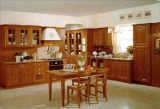 American Style Solid Wood Kitchen Cabinet (W-0013)