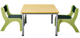 Nursery School Table Popular Square Kids Study Table with Chairs
